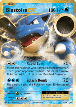 Blastoise-EX from Evolutions #21