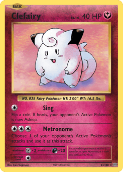 Clefairy from Evolutions #63
