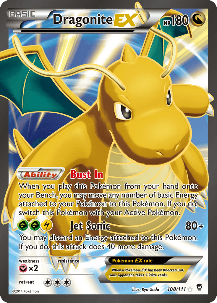 Dragonite-EX from Furious Fists