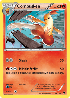 Combusken from Furious Fists #13