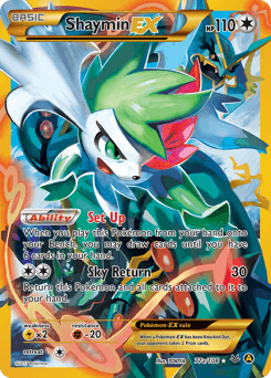 Shaymin-EX from Roaring Skies #77a