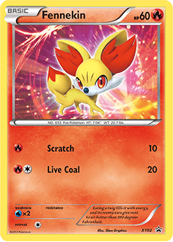 Fennekin from XY Black Star Promos