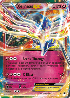 Xerneas-EX from XY Black Star Promos