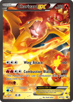 Charizard-EX from XY Black Star Promos #XY121