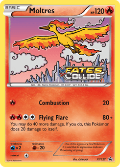 Moltres from XY Black Star Promos #XY127