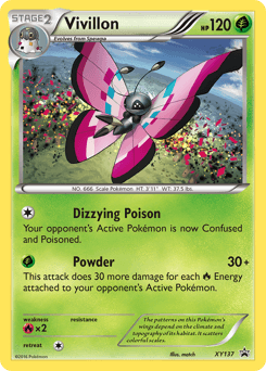 Vivillon from XY Black Star Promos #XY137