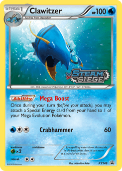 Clawitzer from XY Black Star Promos #XY146