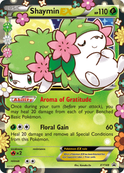 Shaymin-EX from XY Black Star Promos #XY148