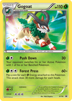 Gogoat from XY Black Star Promos #XY16