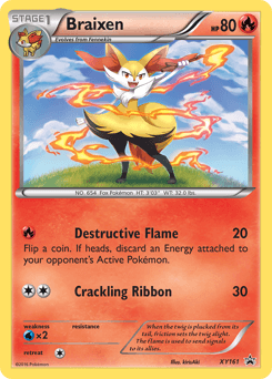 Braixen from XY Black Star Promos #XY161