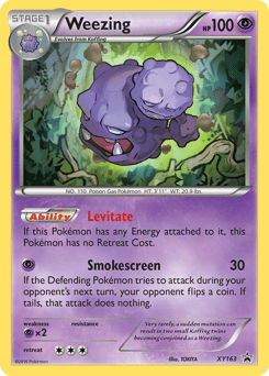 Weezing from XY Black Star Promos #XY163