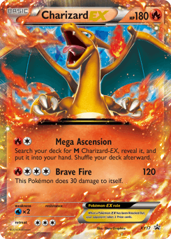 Charizard-EX from XY Black Star Promos #XY17