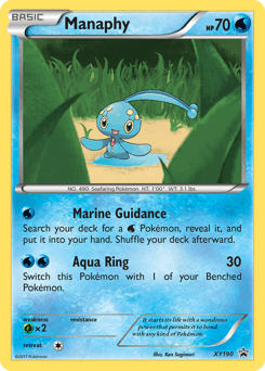 Manaphy from XY Black Star Promos #XY190