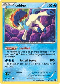 Keldeo from XY Black Star Promos #XY191