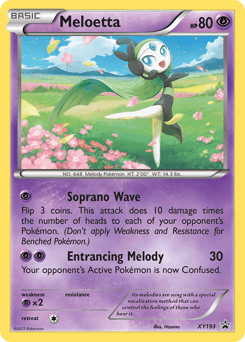 Meloetta from XY Black Star Promos #XY193
