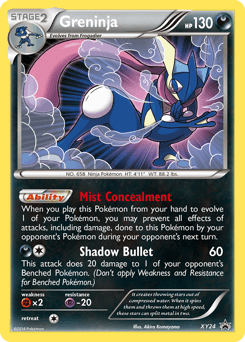 Greninja from XY Black Star Promos #XY24