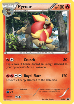 Pyroar from XY Black Star Promos #XY26