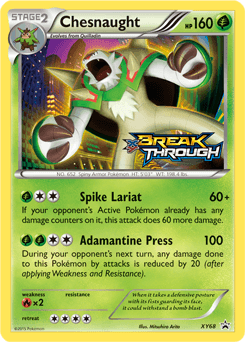 Chesnaught from XY Black Star Promos #XY68