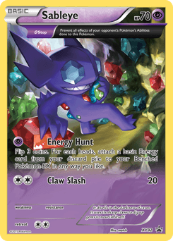 Sableye from XY Black Star Promos #XY92
