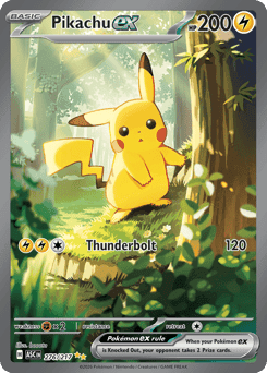 Pikachu ex from Ascended Heroes #276