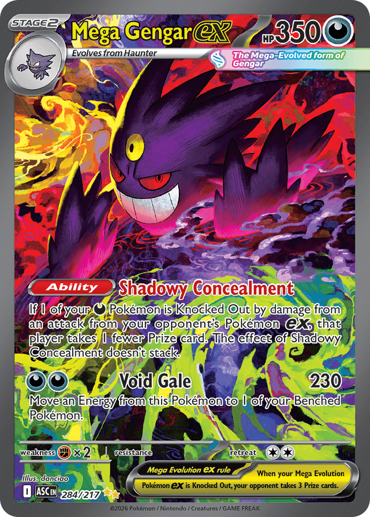 Mega Gengar ex from Ascended Heroes