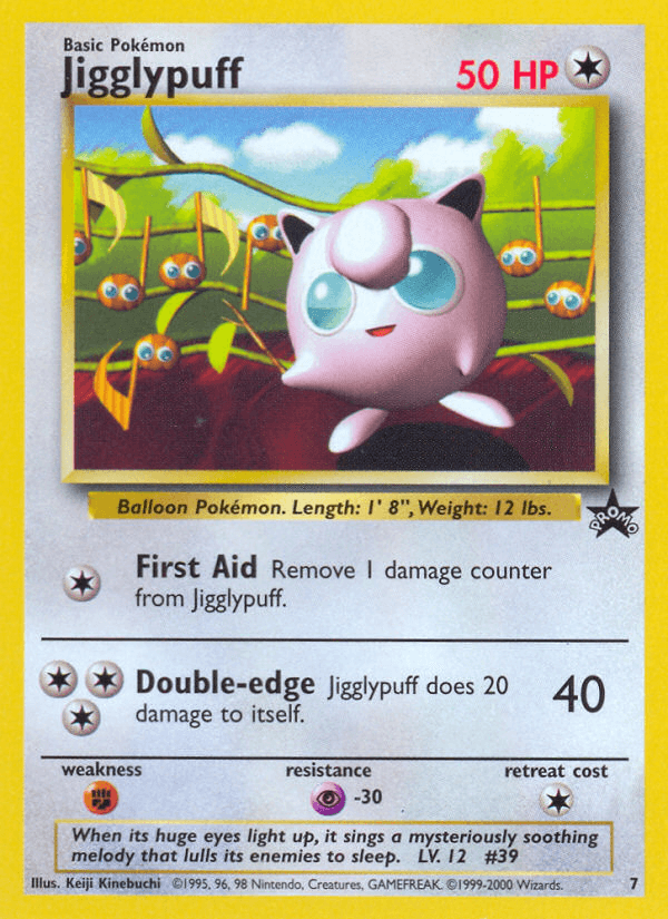 Jigglypuff from Wizards Black Star Promos