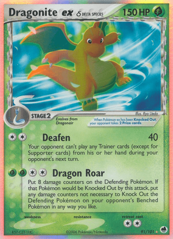 Dragonite ex δ from Dragon Frontiers