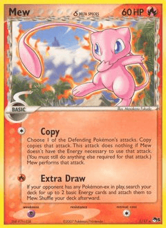 Mew δ from POP Series 5