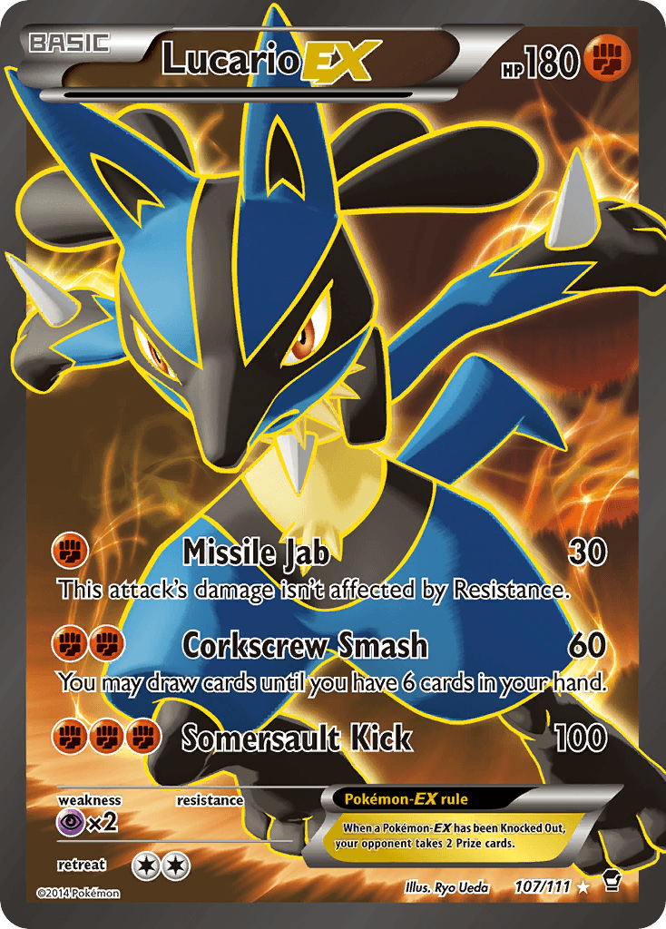 Lucario-EX from Furious Fists